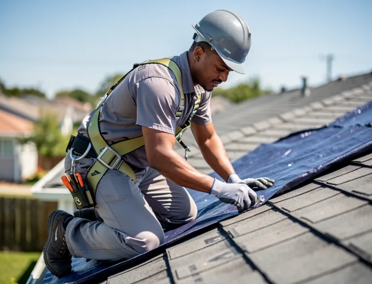 Roof Tarping service in La Cite-Limoilou